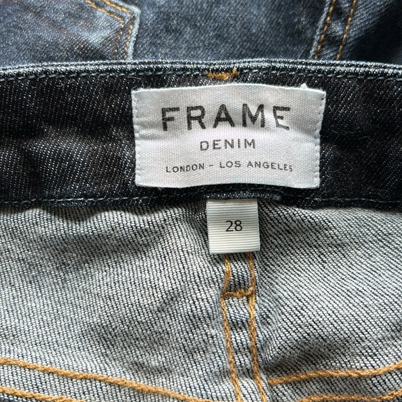 Frame Denim Le Crop Mini Boot Jean Kingland High Rise Stretch Sz 28 - Picture 9 of 15